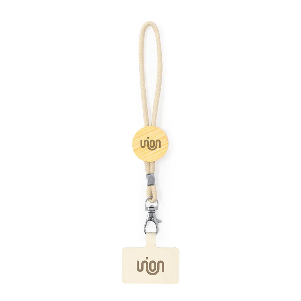 Pulseira Porta Telemóvel em Algodão e Bambu Personalizável