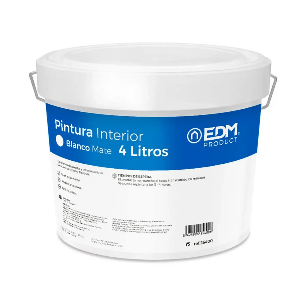 Quadro EDM Interior Mate Branco 4 L