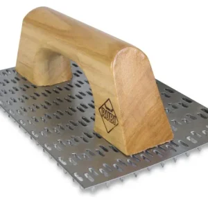 Raspador Rubi 250x144 mm com cabo de madeira