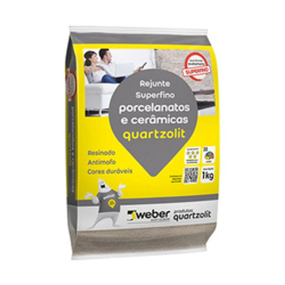 Rejunte Porcelanato Cinza Outono1kg