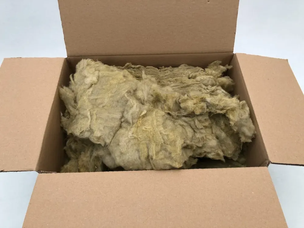 Lã de rocha isolamento solto 1 kg lã para enchimento