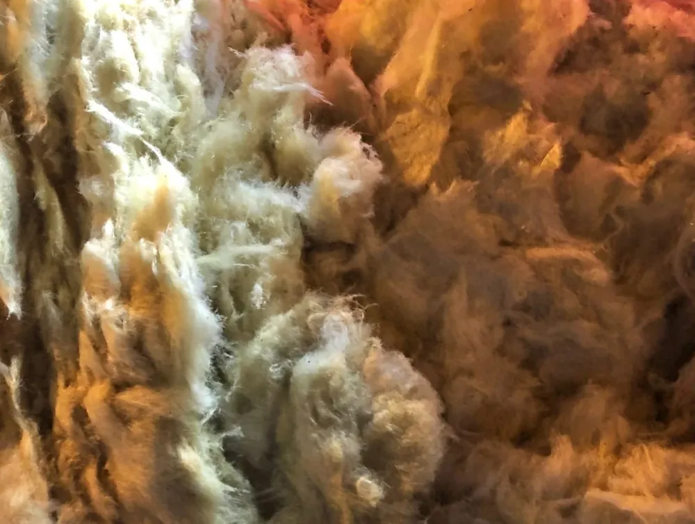Lã de rocha isolamento solto 1 kg lã para enchimento
