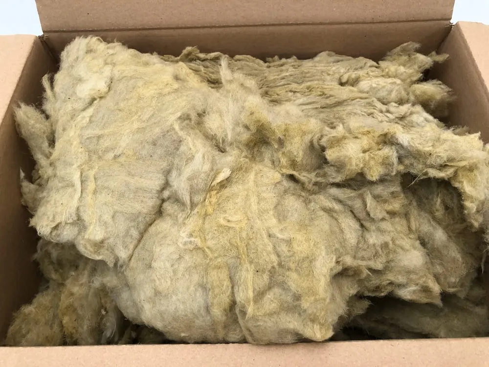 Lã de rocha isolamento solto 1 kg lã para enchimento