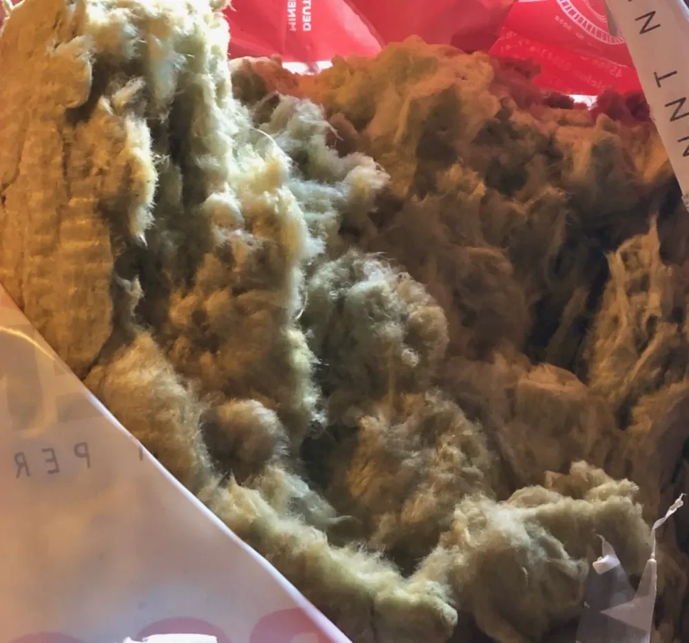 Lã de rocha isolamento solto 1 kg lã para enchimento