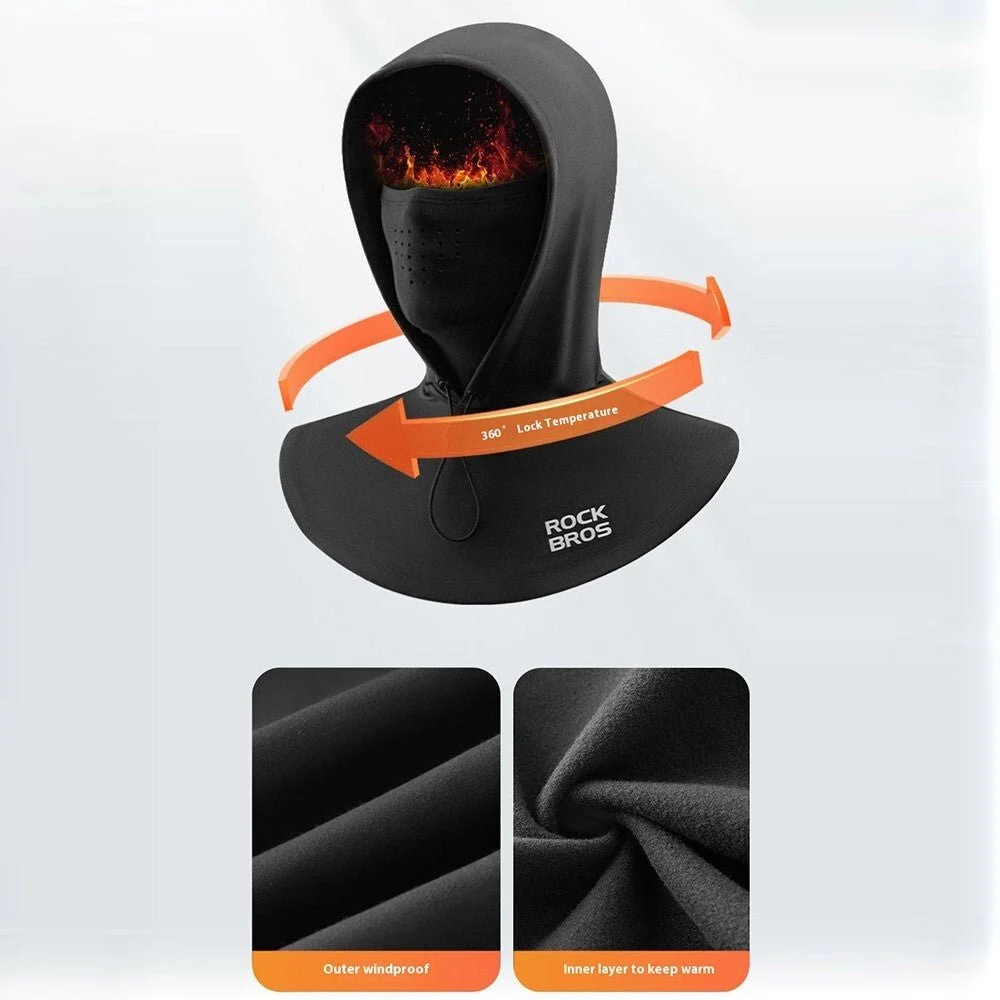 ROCKBROS Cagoule de Ciclismo e Ski de Dupla Camada