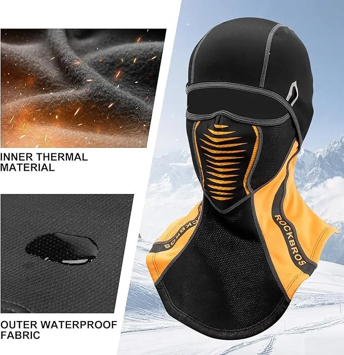 ROCKBROS Cagoule Polar Térmica com Padrão