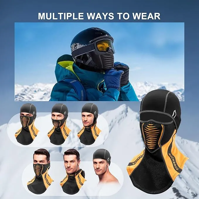 ROCKBROS Cagoule Polar Térmica com Padrão