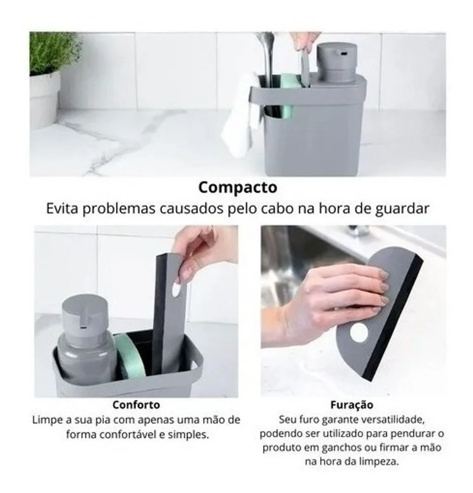 Rodo P/ Pia Trium Compacto Chumbo