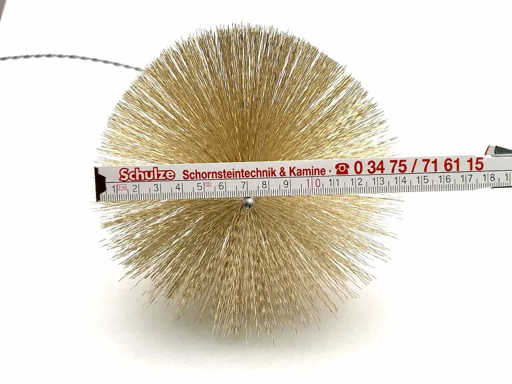Rohrwischer 150mm Pincelado de escova de ço de ço na medição 2m