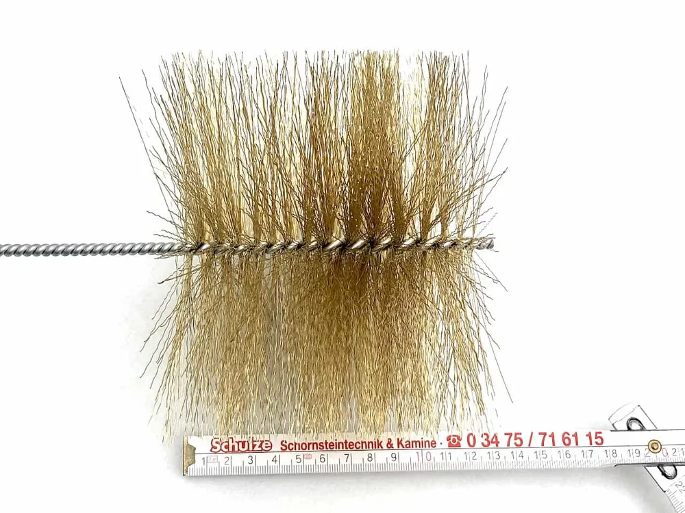 Rohrwischer 150mm Pincelado de escova de ço de ço na medição 2m