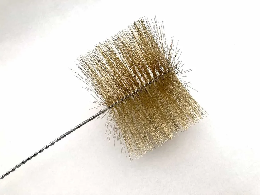 Rohrwischer 180mm Pincelado de escova de ço de ço na medição 2m