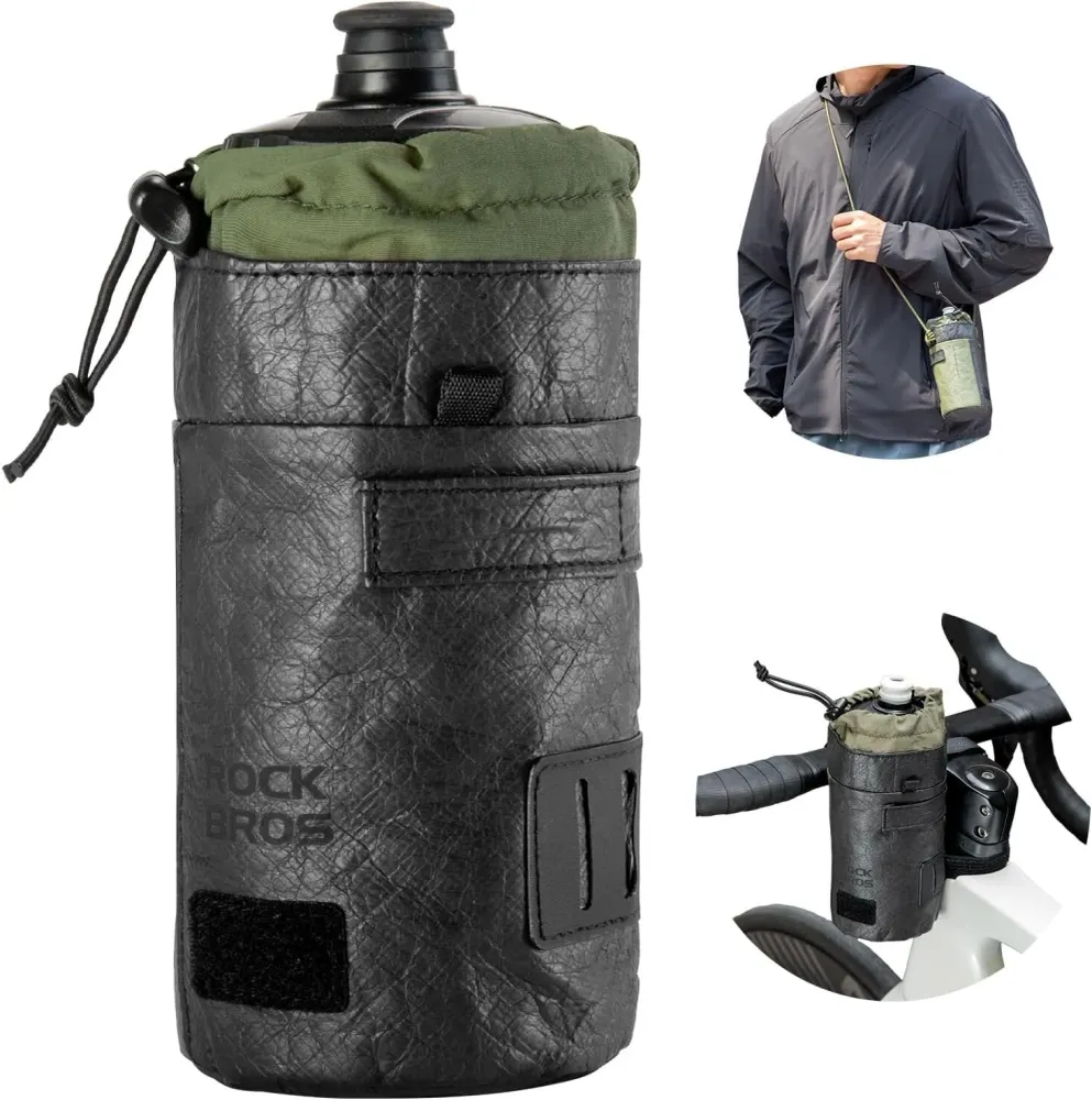 Saco de Guiador / Suporte para Garrafa de Bicicleta – Ultra-Leve, Multi-Tiras