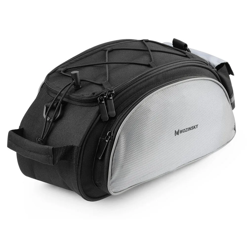 Saco de transporte para bicicleta Wozinsky com alç de ombro 13L preto