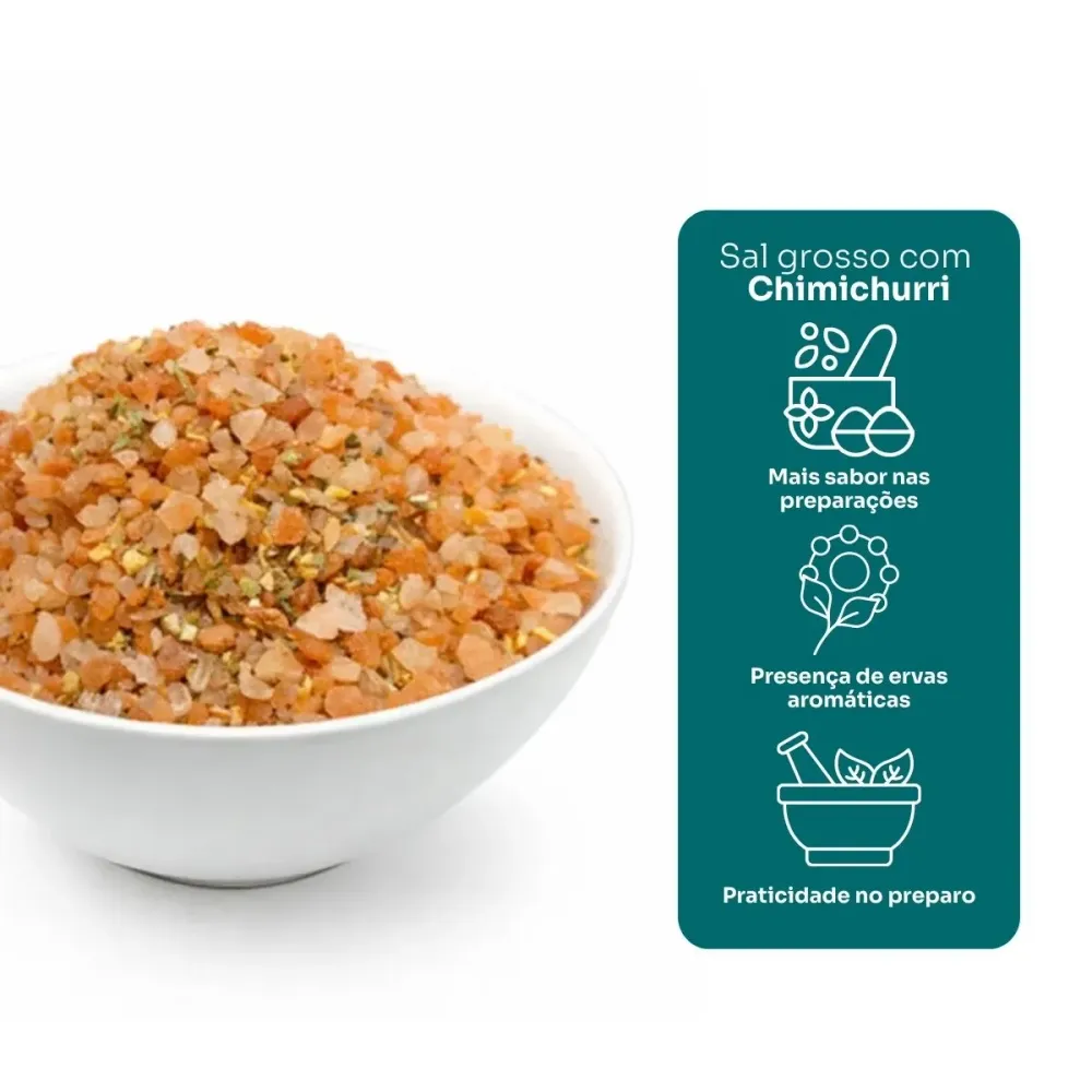 Sal Grosso com Chimi Churri - 250g Nação Verde