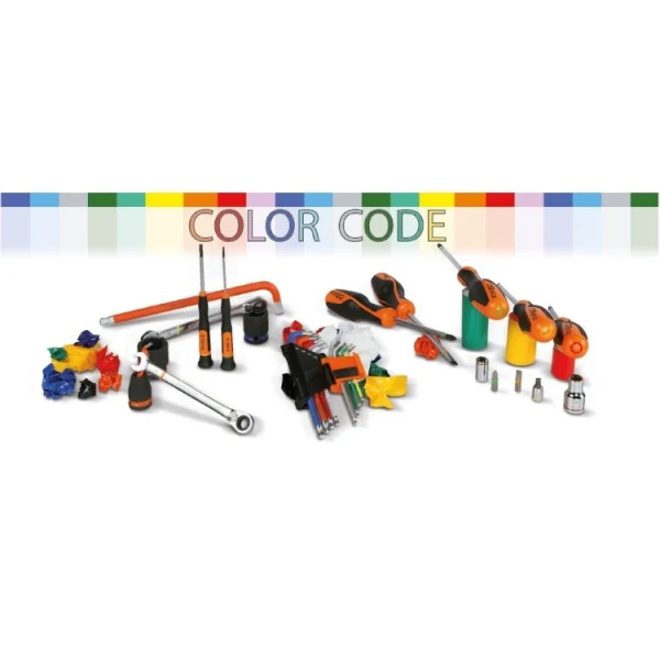 Serie 7 giravite per viti con impronta Torx® colorate Beta 1267MC/TX-D7