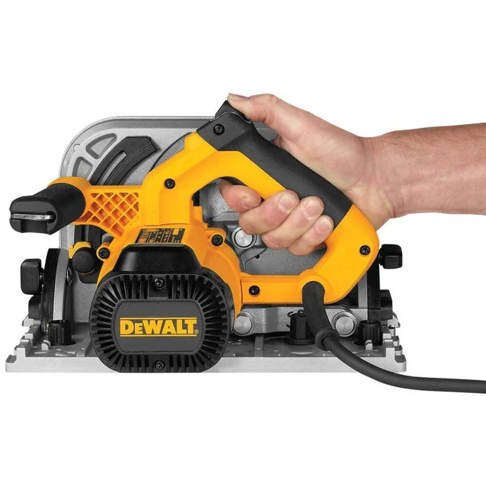 SERRA CIRCULAR COM TRILHO 6" DWS520KT COM MALETA DEWALT