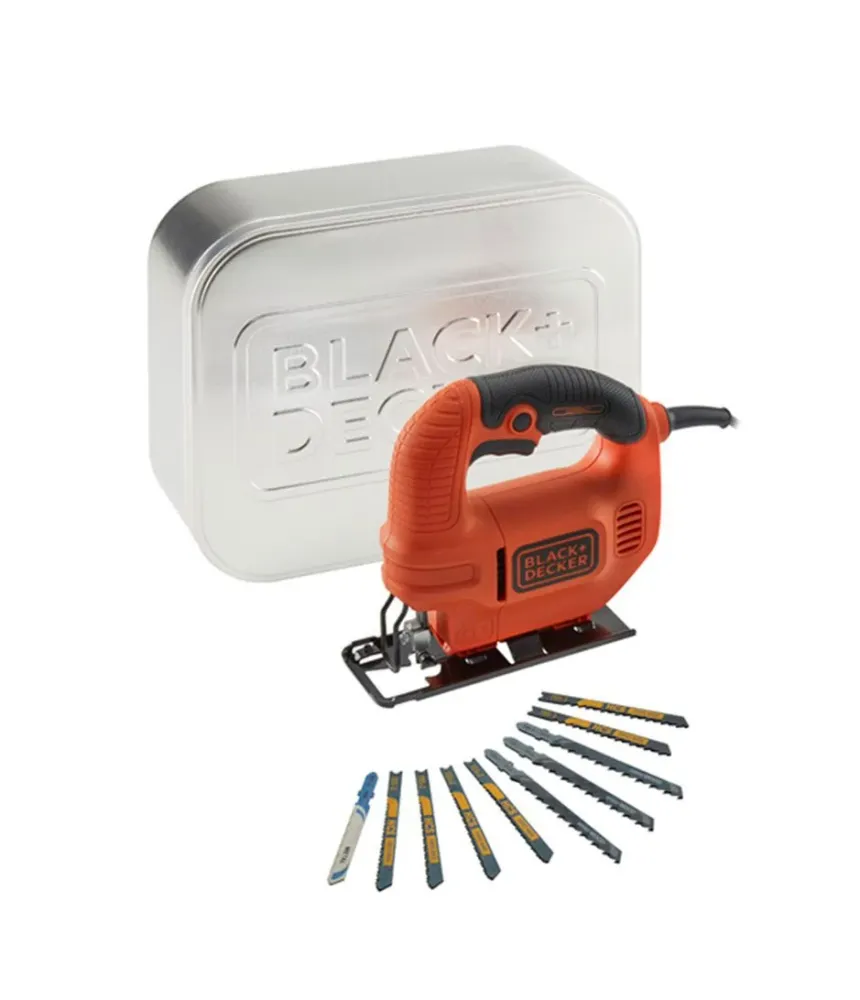 Serra de recortes Black & Decker KS501AT - serra de recortes 400 W + lâminas de serra de recortes