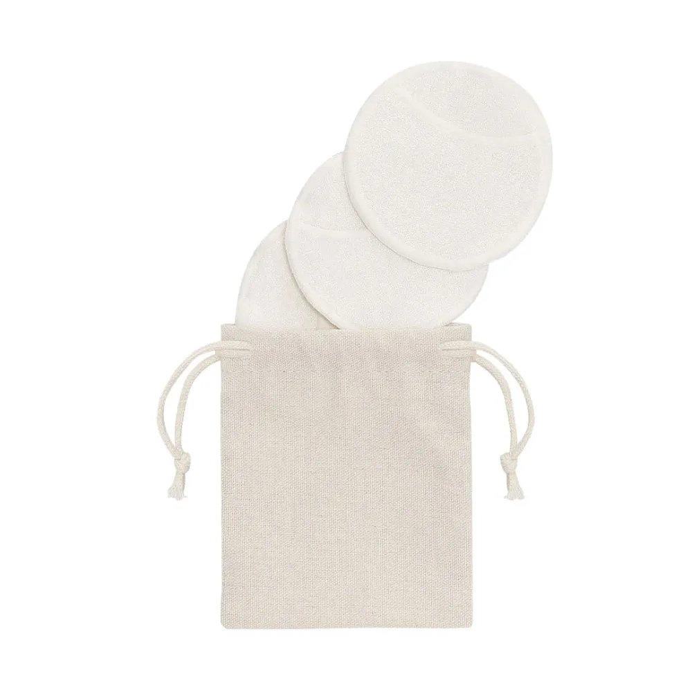Set 3 Discos Reutilizáveis para Limpeza Facial