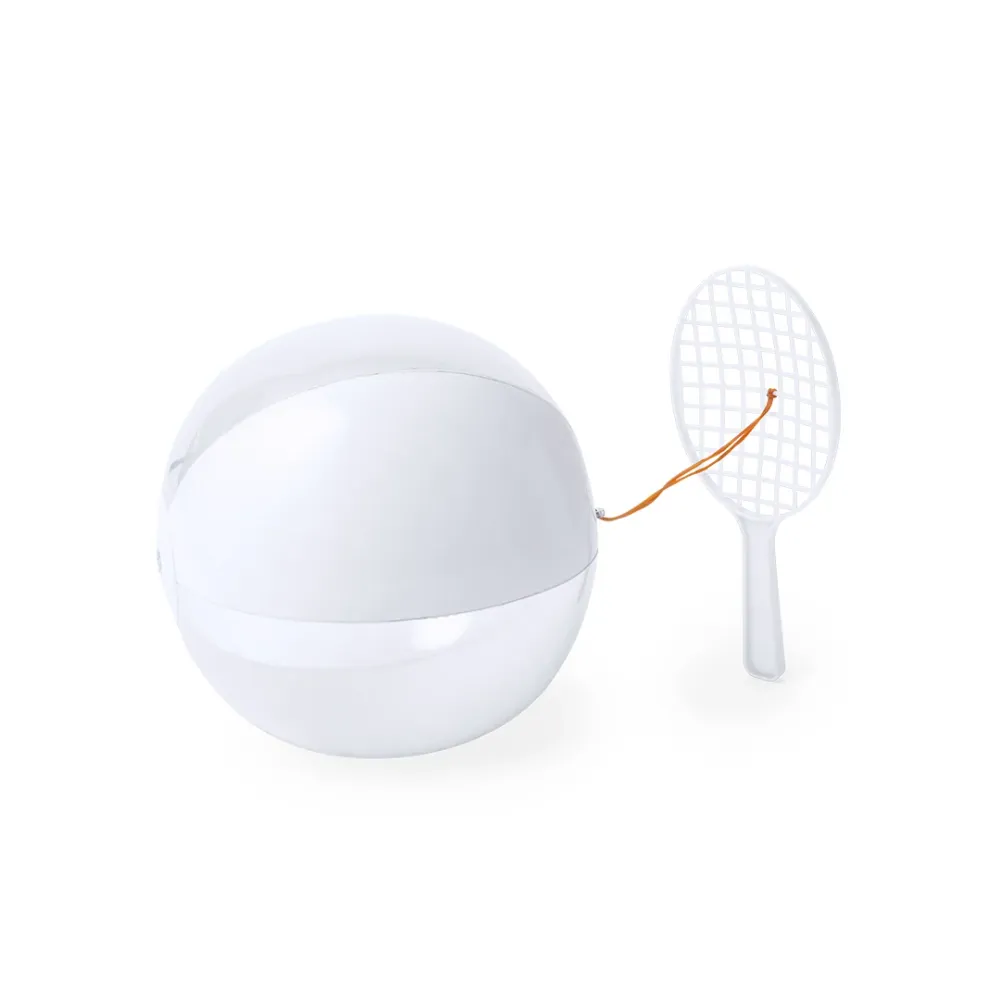 Set Divertido de Raquete e Bola com Válvula Inflável