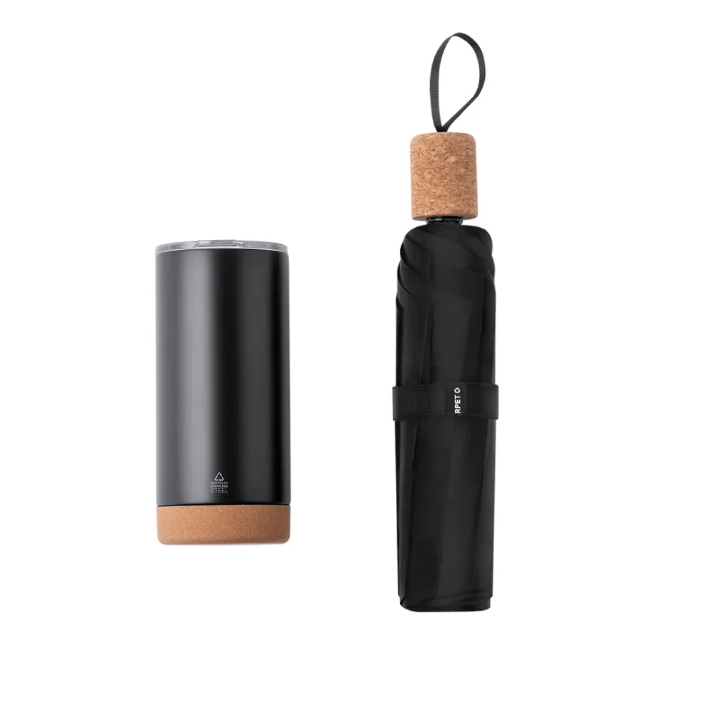 Set Premium Neolux com Vaso Térmico e Guarda-Chuva