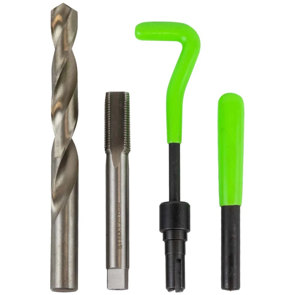 SET DI RIPARAZIONE FILETTI CON INSERTI HELICOIL M14X1,25 53041 JBM