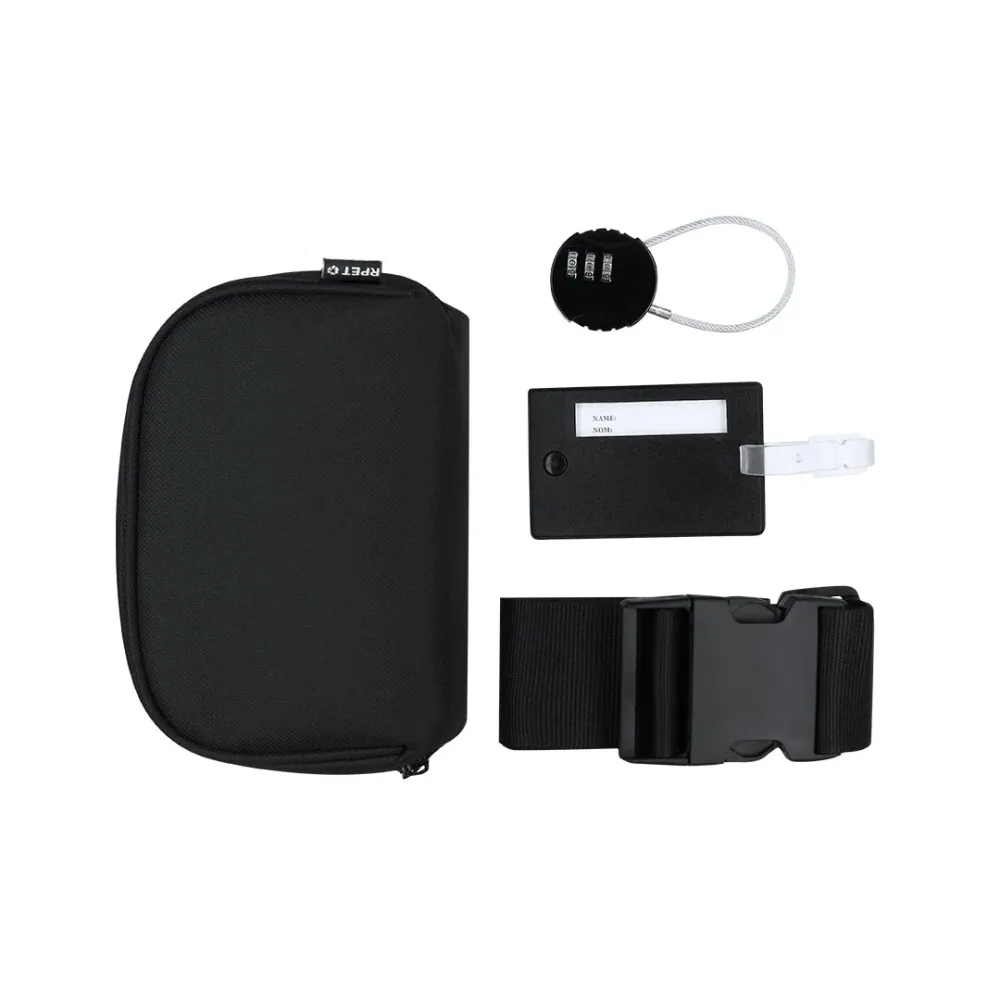 Set de Viagem Completo com Cadeado e Identificador