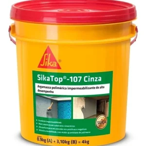 Sikatop 107 4kg Cinza