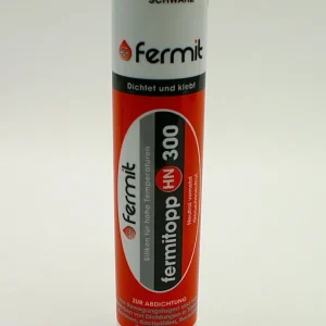 Silicone de alta temperatura 250 ° C -Cartucho preto resistente