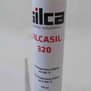 Silicone de alta temperatura 320 ° C -Cartucho preto resistente