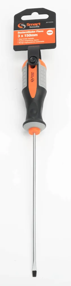 DESTORNILLADOR PLANO 3X150 MM #6102005 SMART TOOLS