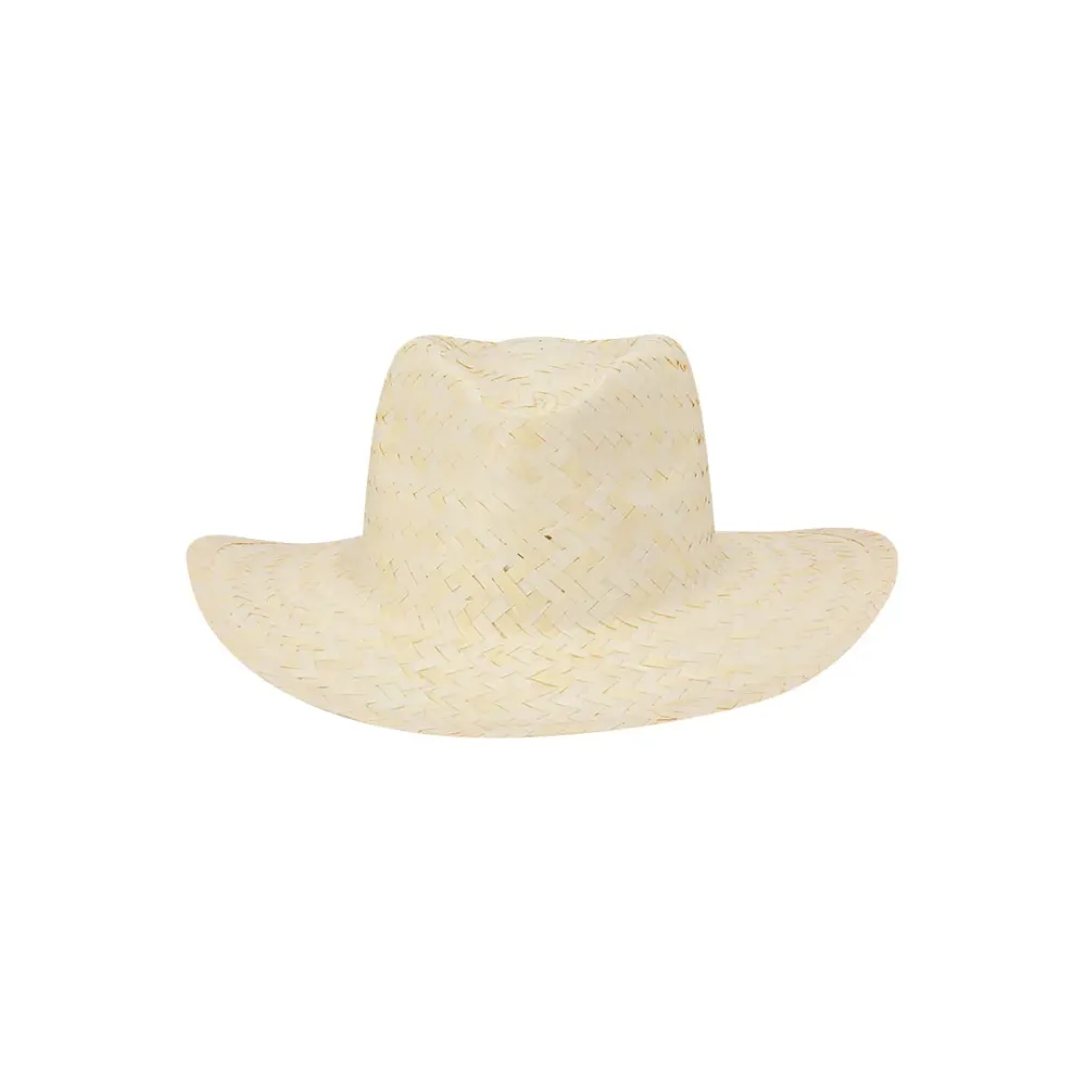 Sombrero de Palha Branco com Cinta Interior Confortável
