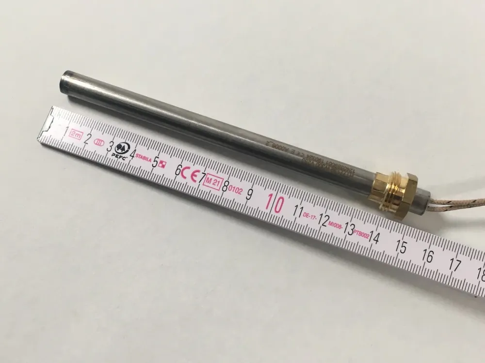 Spark Plug 300W Pellet Ftove L = 15,3cm/D = 1,0cm extra -Alocular