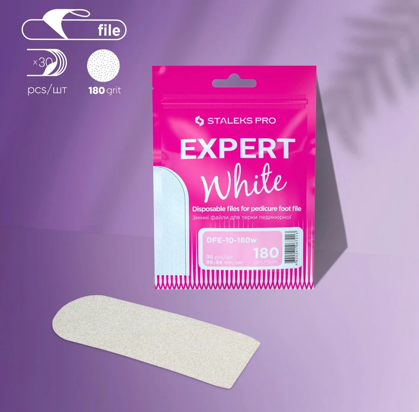 Repuestos Para El Raspador De Pies EXPERT 10 Gramaje 180 (30 Pcs) Staleks PRO