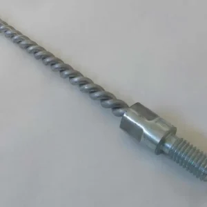 Steme 1m de comprimento para escovas de tubo com fio externo M10