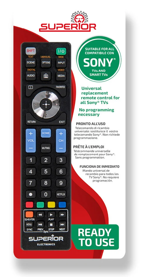 Superior Comando para televisão Compatível Sony