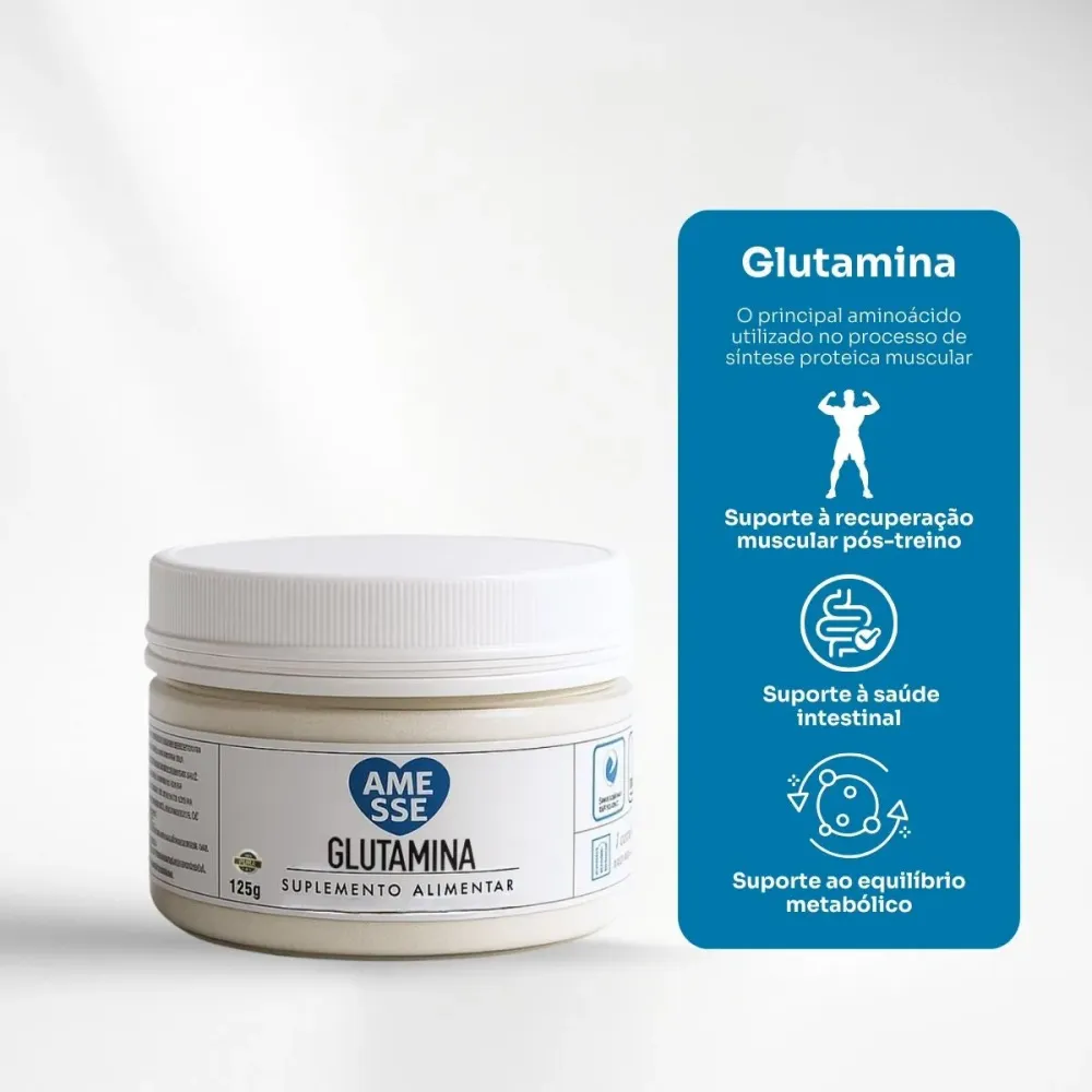 Suplemento L-Glutamina - AMESSE 125g