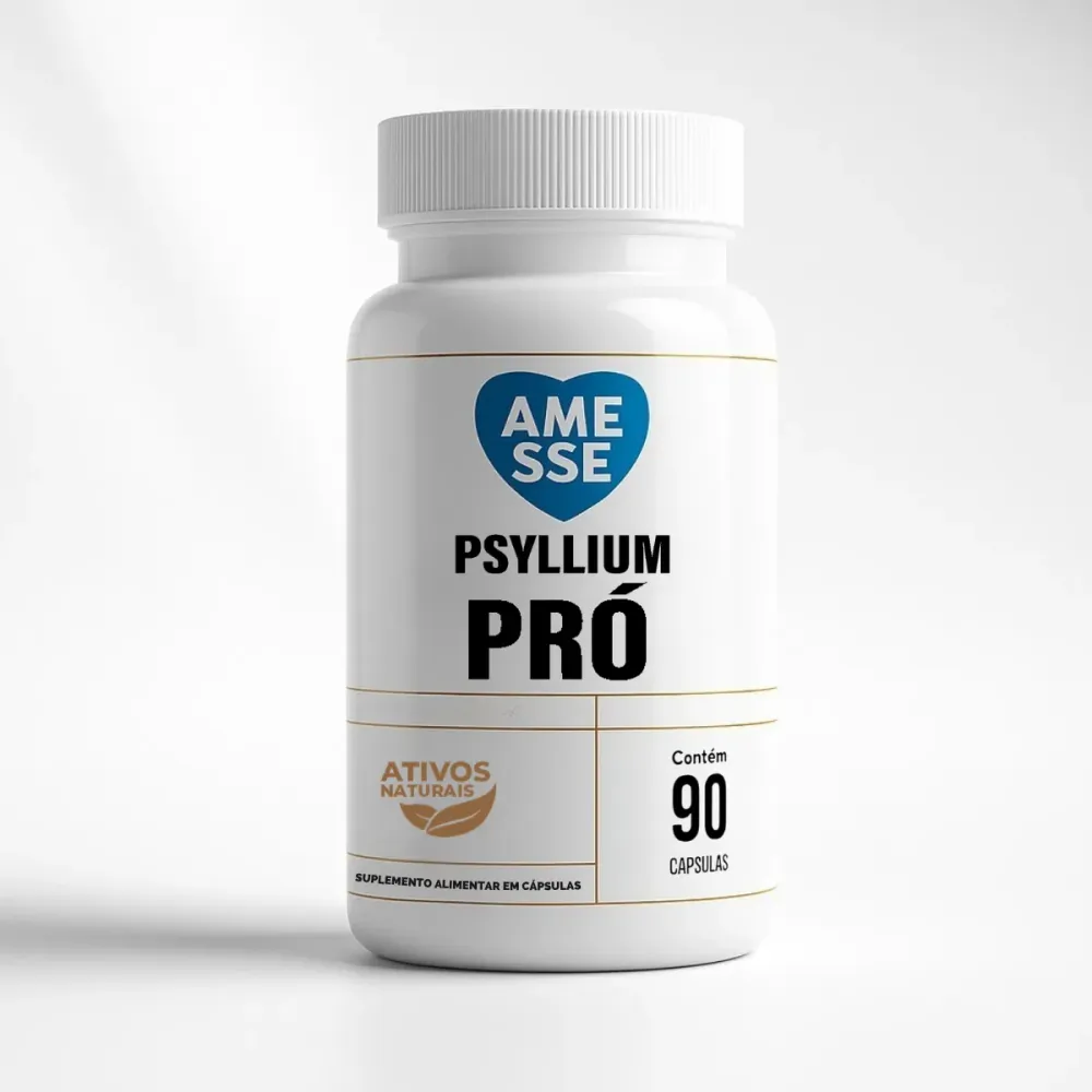 Suplemento Psyllium Pró 500mg - Fórmula para o Bem-estar Digestivo - 90 Cápsulas