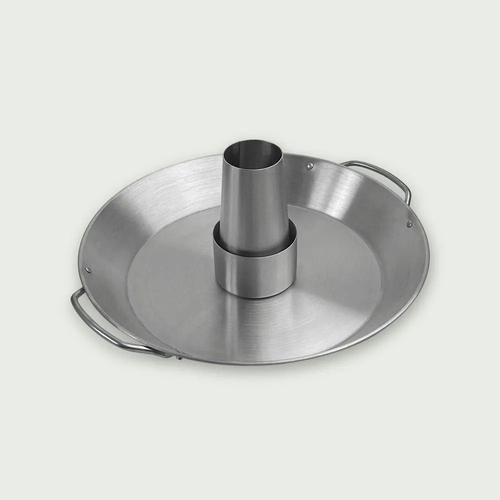 Suporte de cozedura em inox para aves