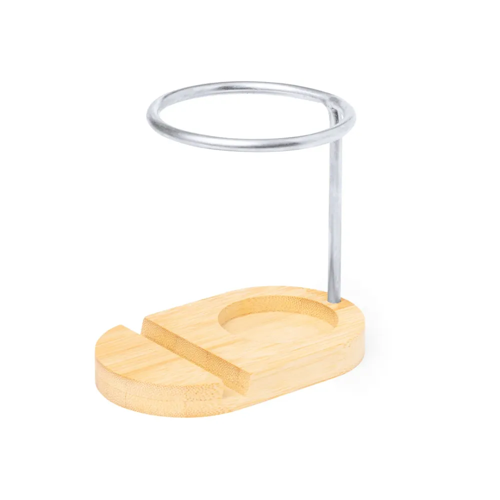 Suporte para Canetas em Bambu e ço Inoxidável