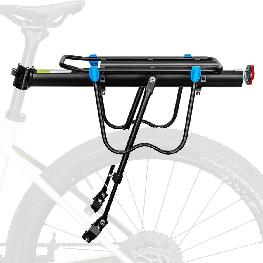 Suporte universal para bagageira de bicicleta semi-rápido