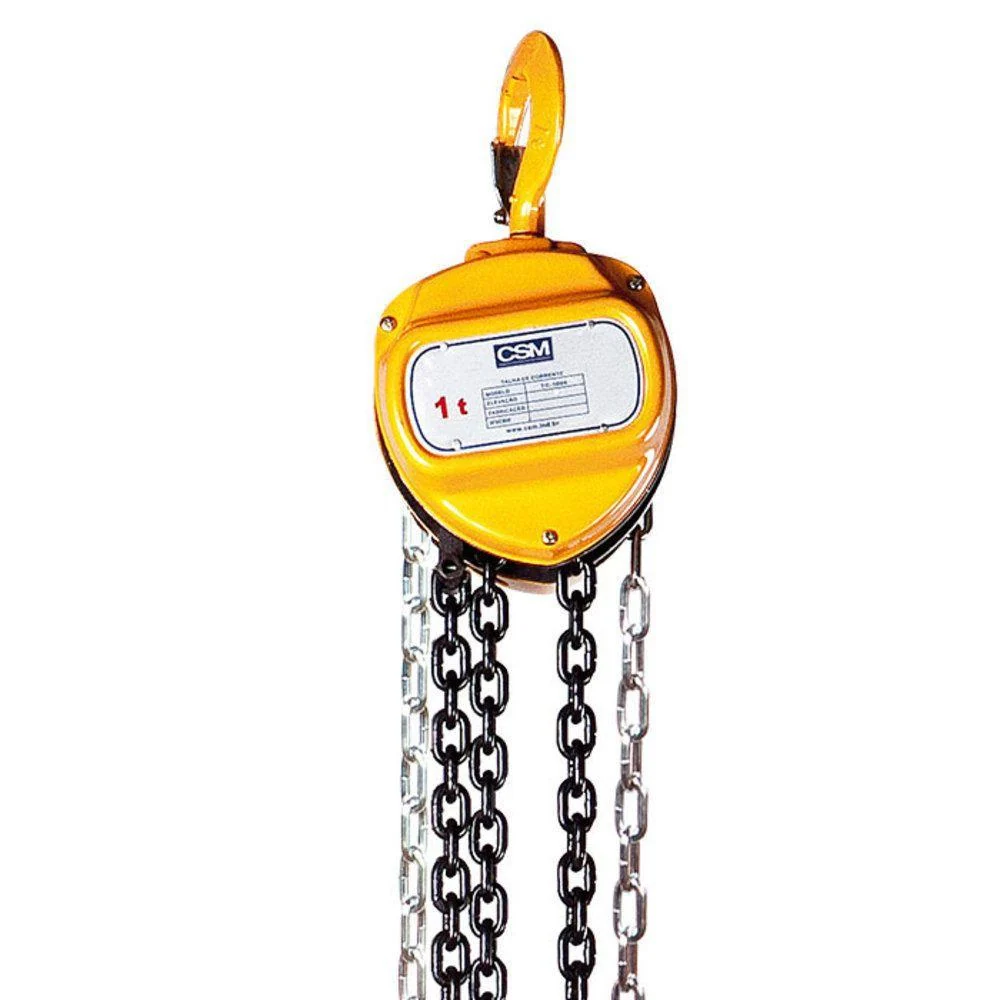 TALHA DE CORRENTE PARA 1000 KG COM 3 METROS 71000599 CSM
