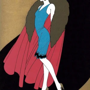 La dama del abrigo 1927 Taller Ernesto García Cabral