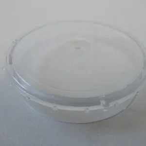 Tampa de fecho 7,5cm depósito de óleo transparente para fogão óleo
