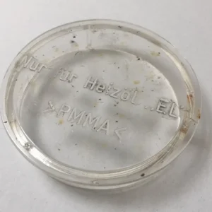 Tampa de tampa de 8 cm de tanque de óleo usado transparentemente no fogão óleo