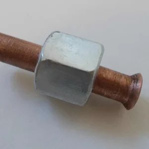 Tanque de óleo da peç de conexão para o tubo de cobre regulador de óleo, deslizou aprox. 6cm