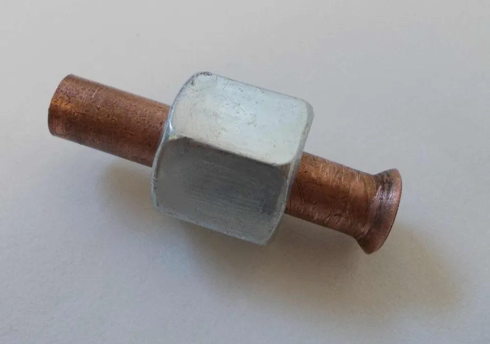Tanque de óleo da peç de conexão para o tubo de cobre regulador de óleo, deslizou aprox. 6cm