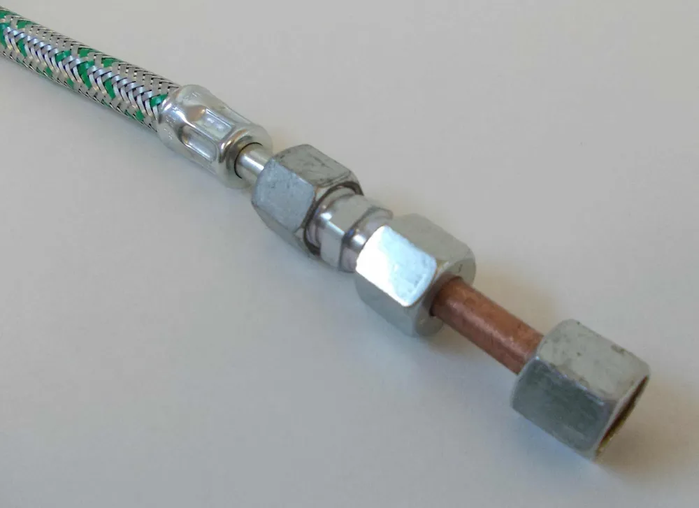 Tanque de óleo da peç de conexão para o tubo de cobre regulador de óleo, deslizou aprox. 6cm
