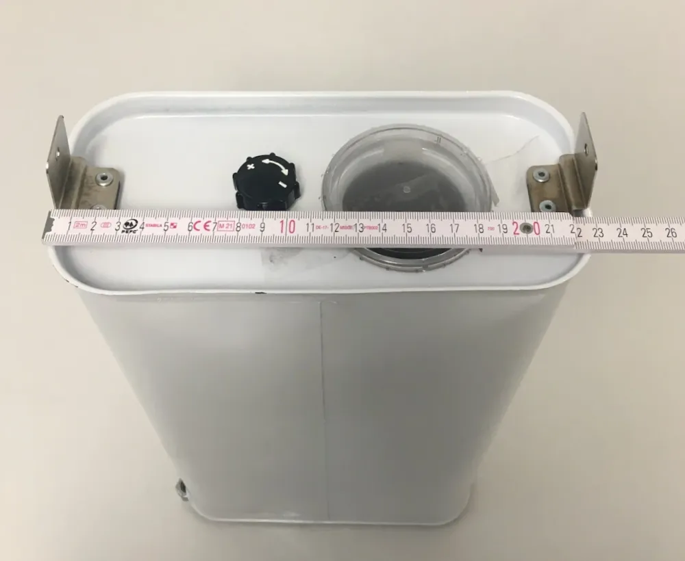 Tanque de óleo pintado 8 litros para fogão óleo Wamsler
