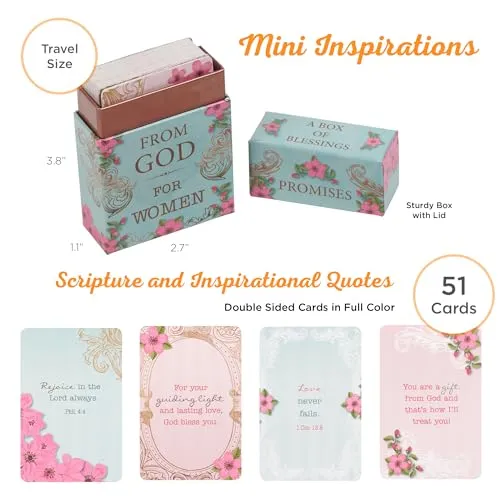 Tarjetas"Promises From God Women", una caja de bendiciones