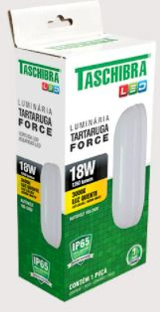 Tartaruga Force Led 18w 3000k Branco